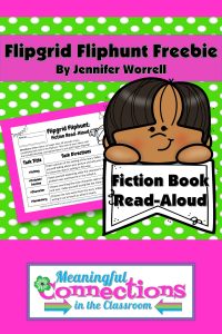 Grab this Flipgrid Fliphunt freebie to complement your fiction book read-aloud. The video discussions kids share will serve as a great formative assessment for distance learning! 